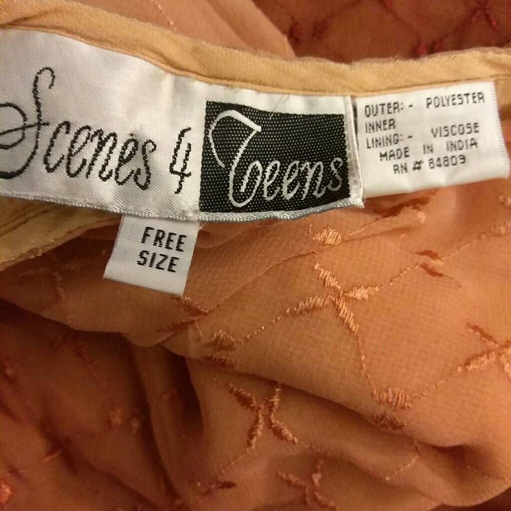 Orange ombre dress One size fits most - Picture 3 of 3